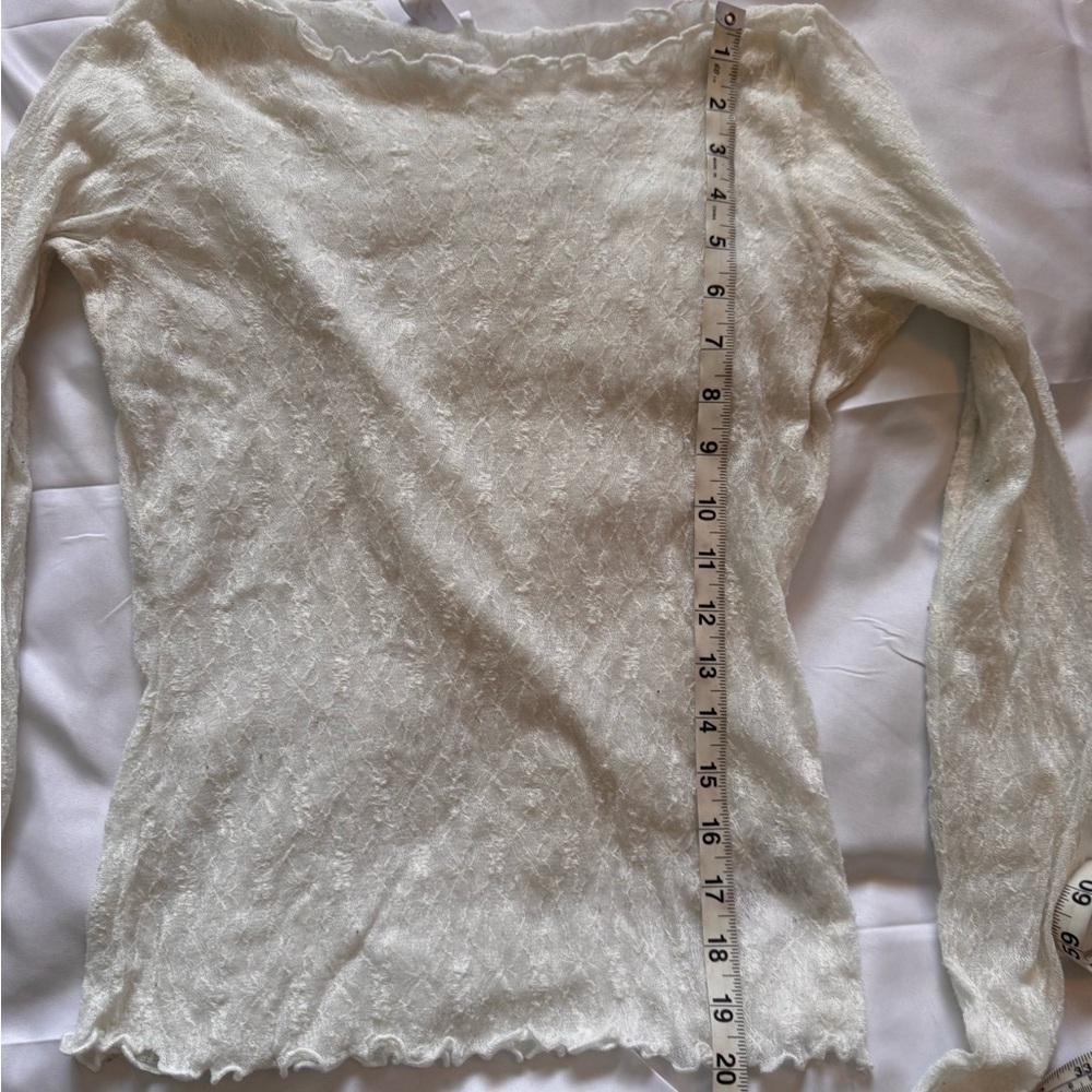 Out From Under Libby Sheer Long Sleeve Lace Top - Picture 7 of 11